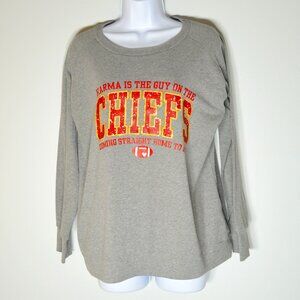 Taylor Swift Karma Chiefs L Womens Shirt Gray Grey